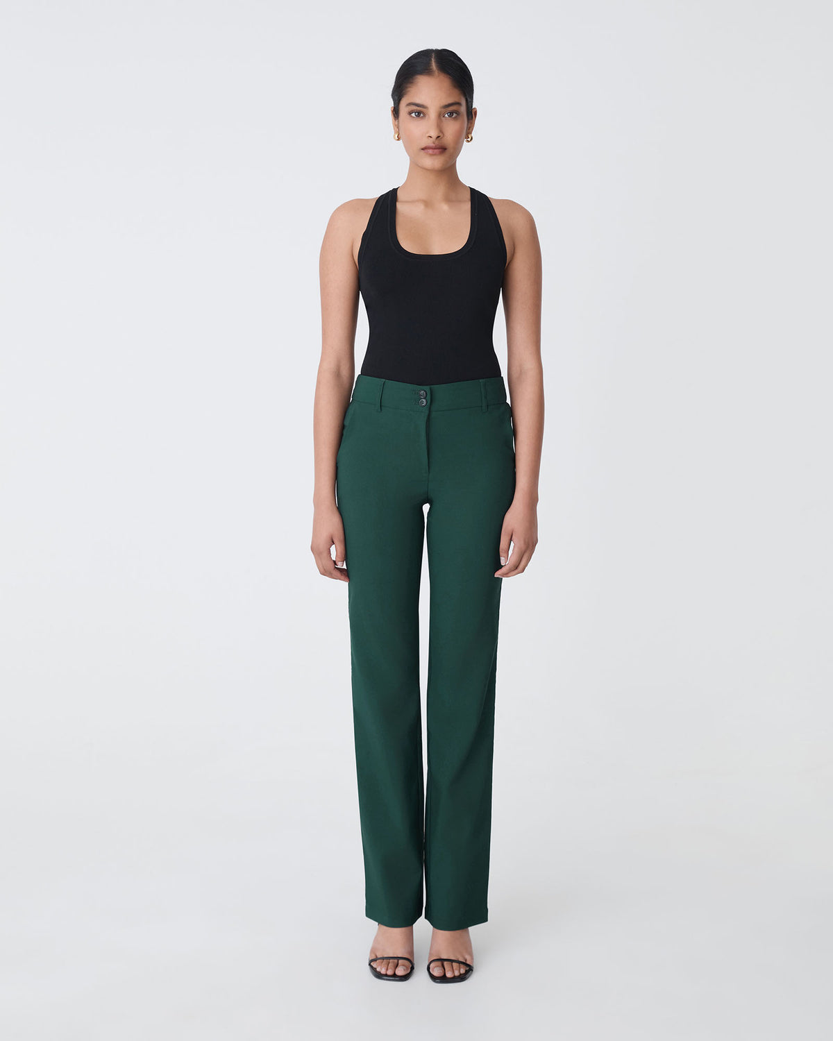 Annalee Classic Pants in green — view 3