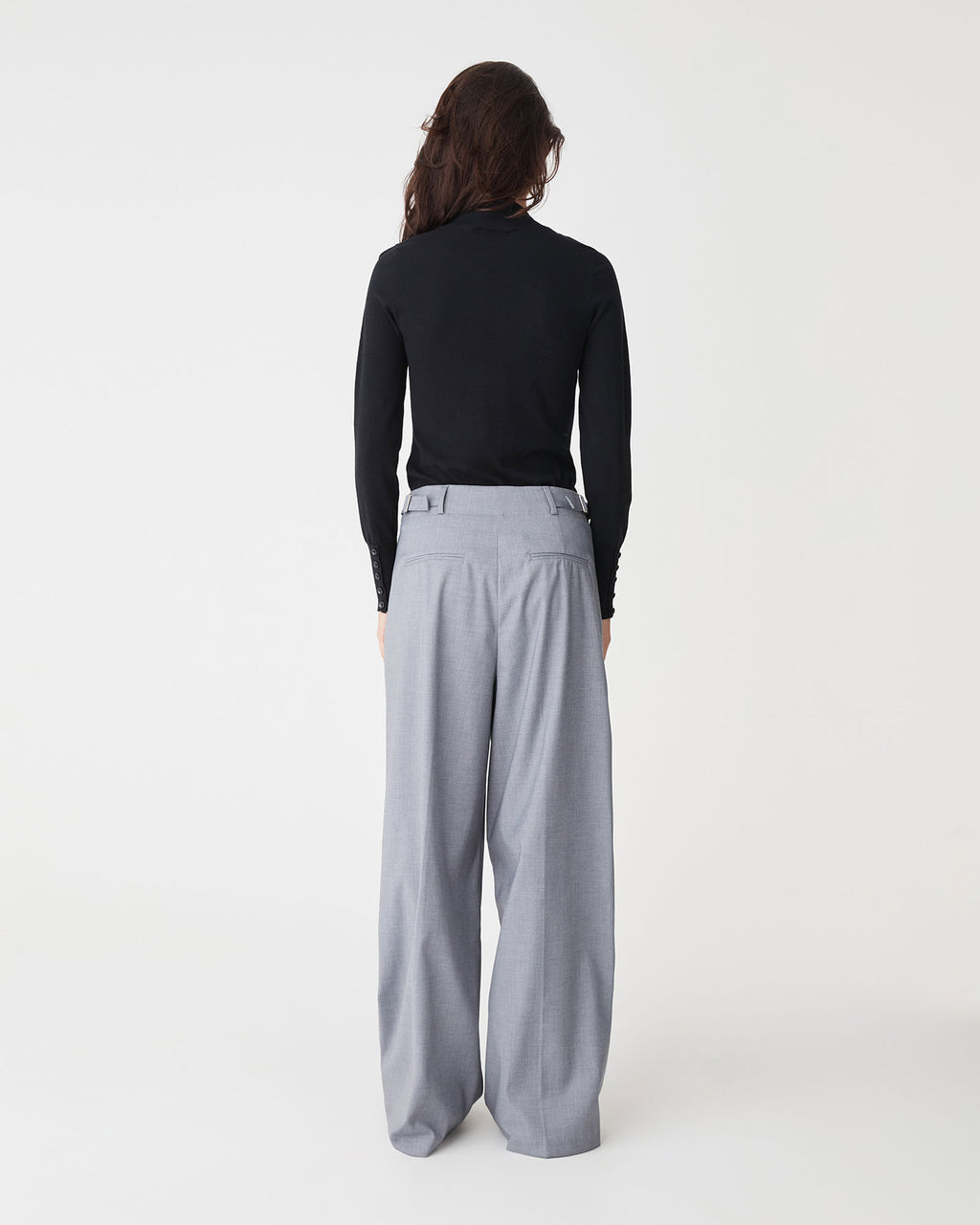 Alice Cut Out Knit in black — back view