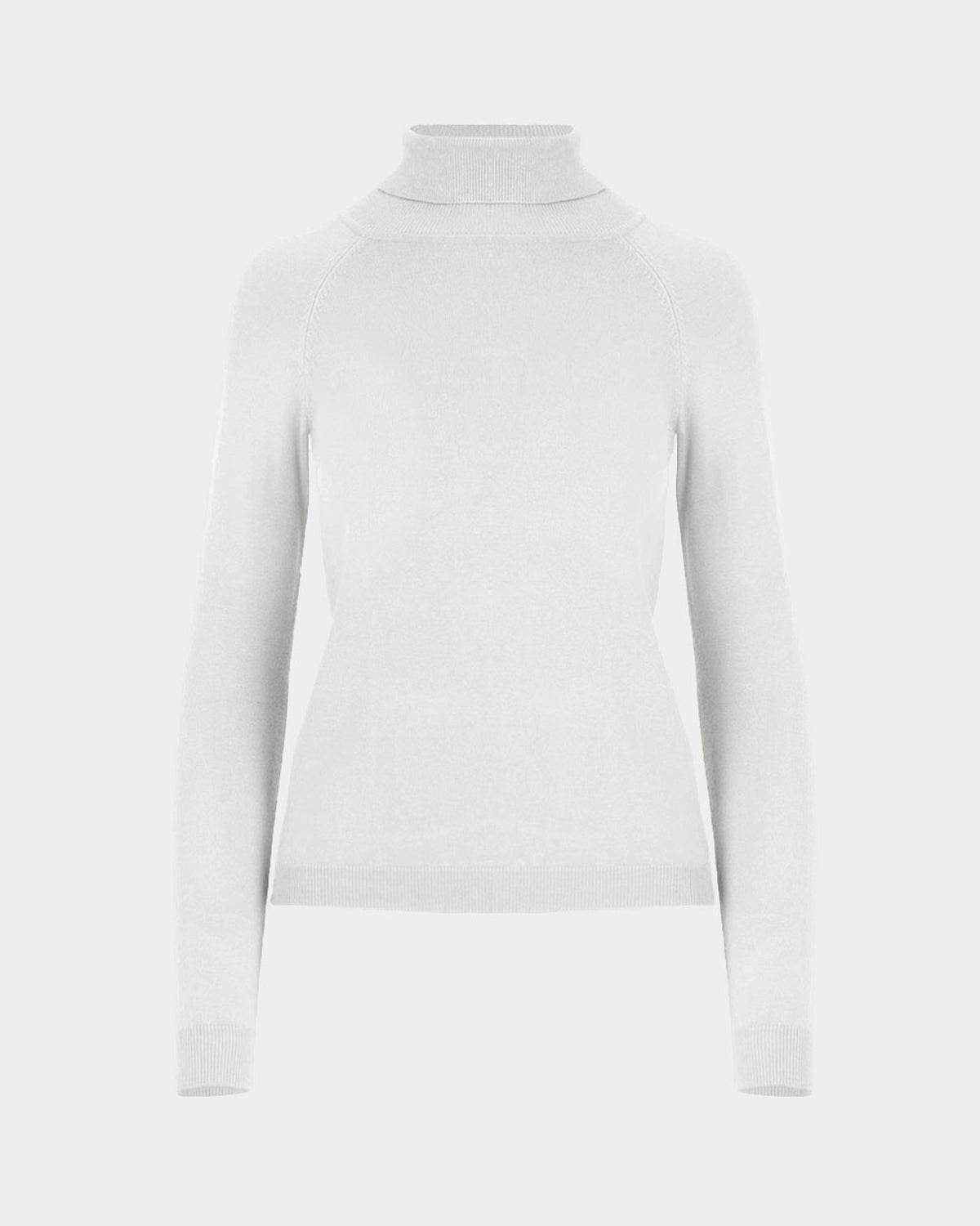 Clarisse Turtleneck Sweater in ivory — product-only view