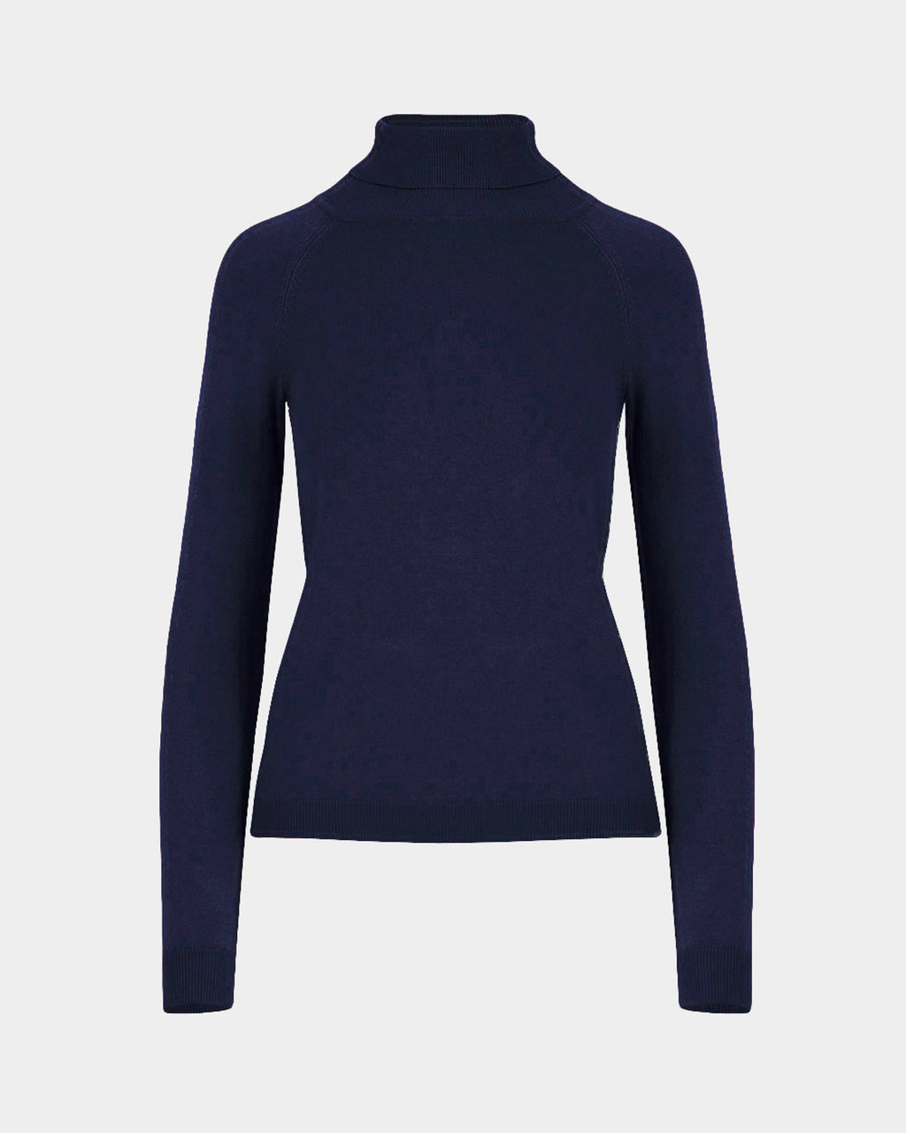 Clarisse Turtleneck Sweater in navy — product-only view
