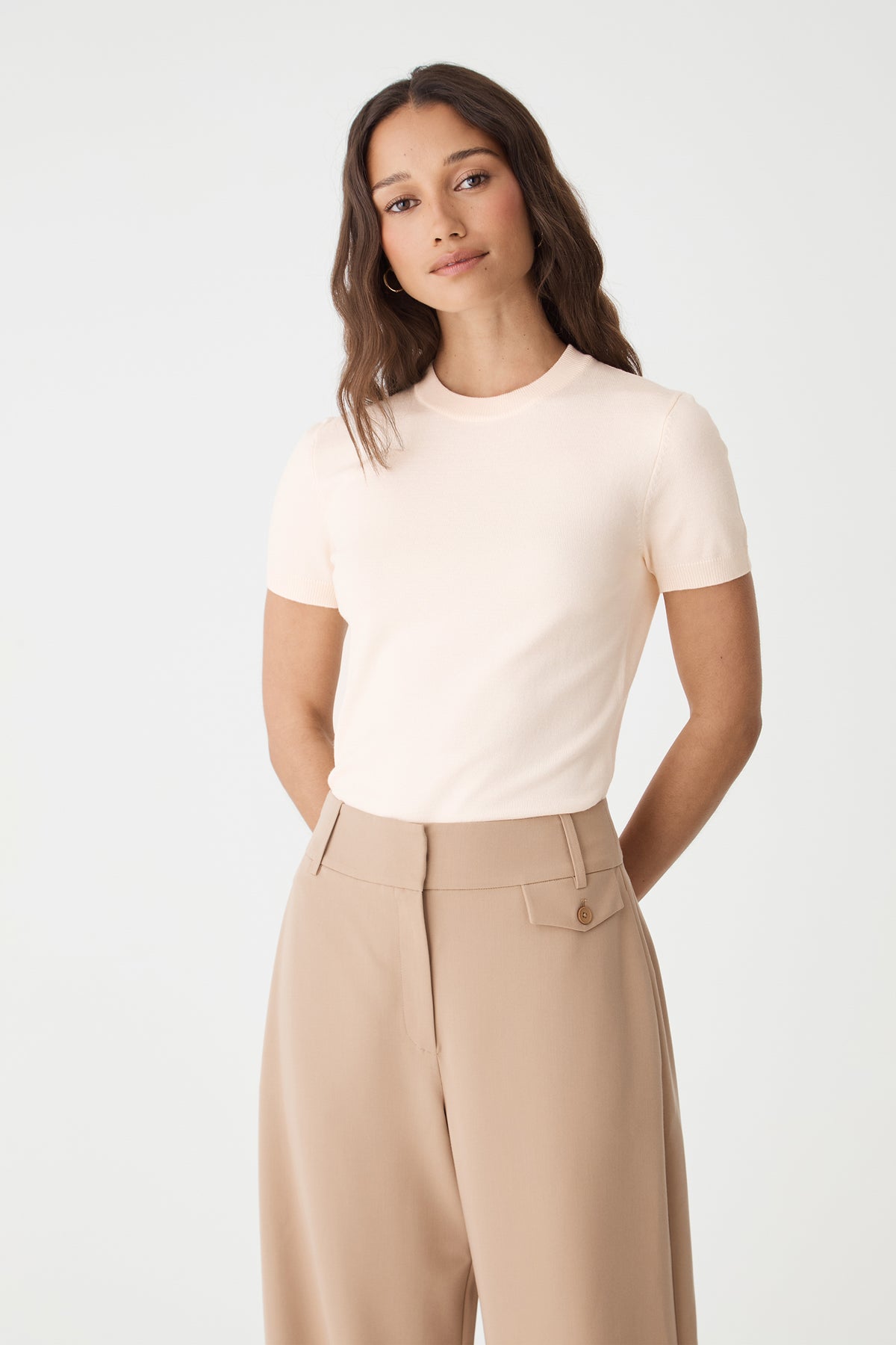 Catherine Short Sleeve Knit