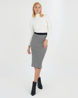 Kina Zig Zag Knit Skirt