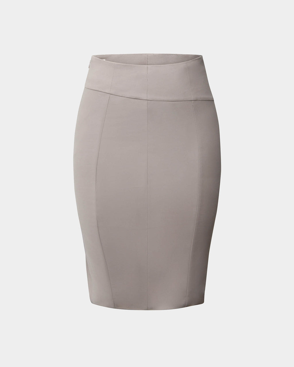 Lauren Pencil Skirt in stone — product-only view