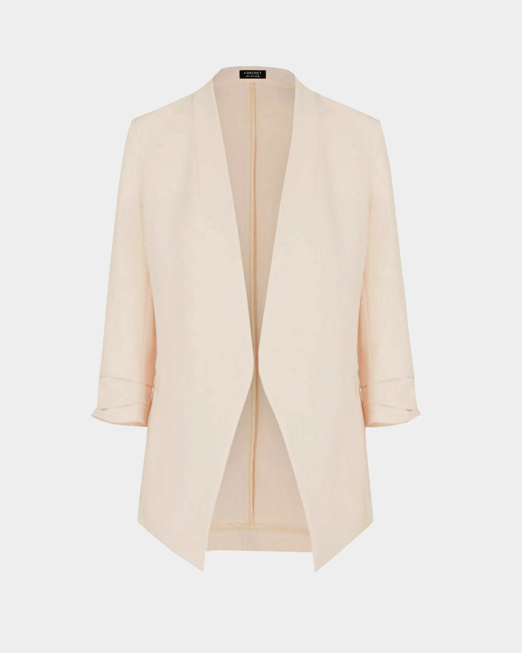 Carter 2 Collarless Blazer in ecru — product-only view 2