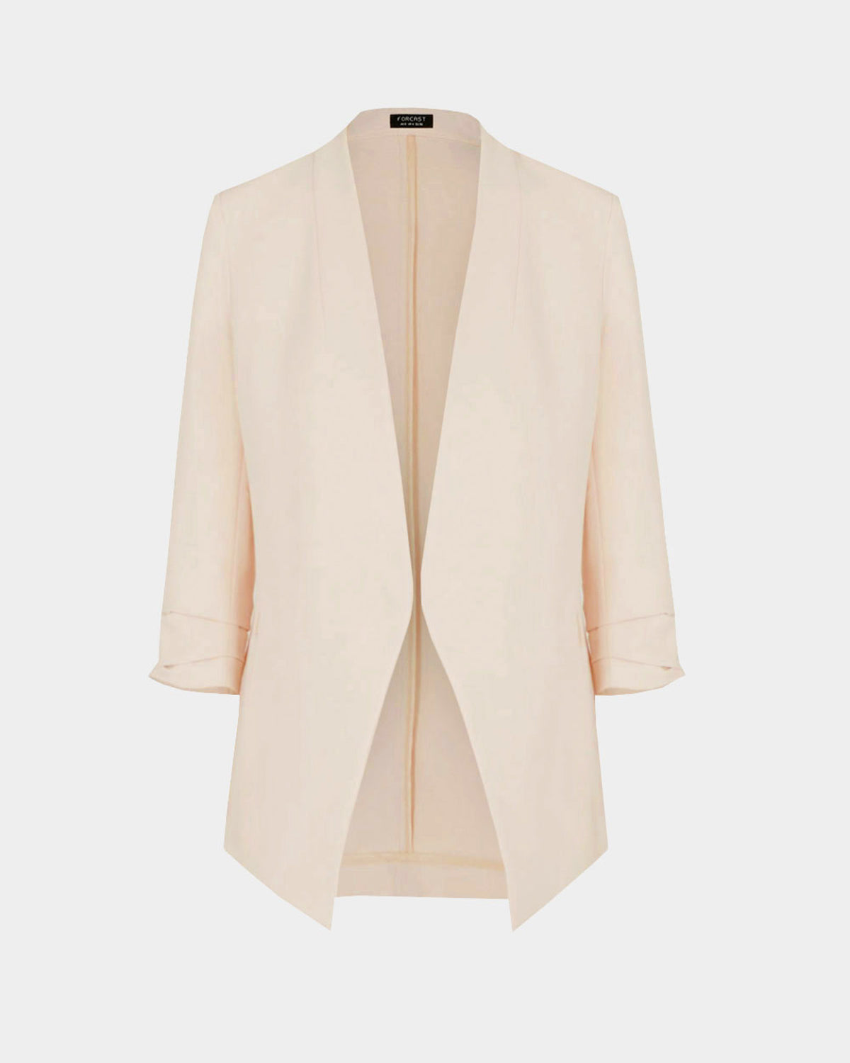 Carter 2 Collarless Blazer in ecru — product-only view 2