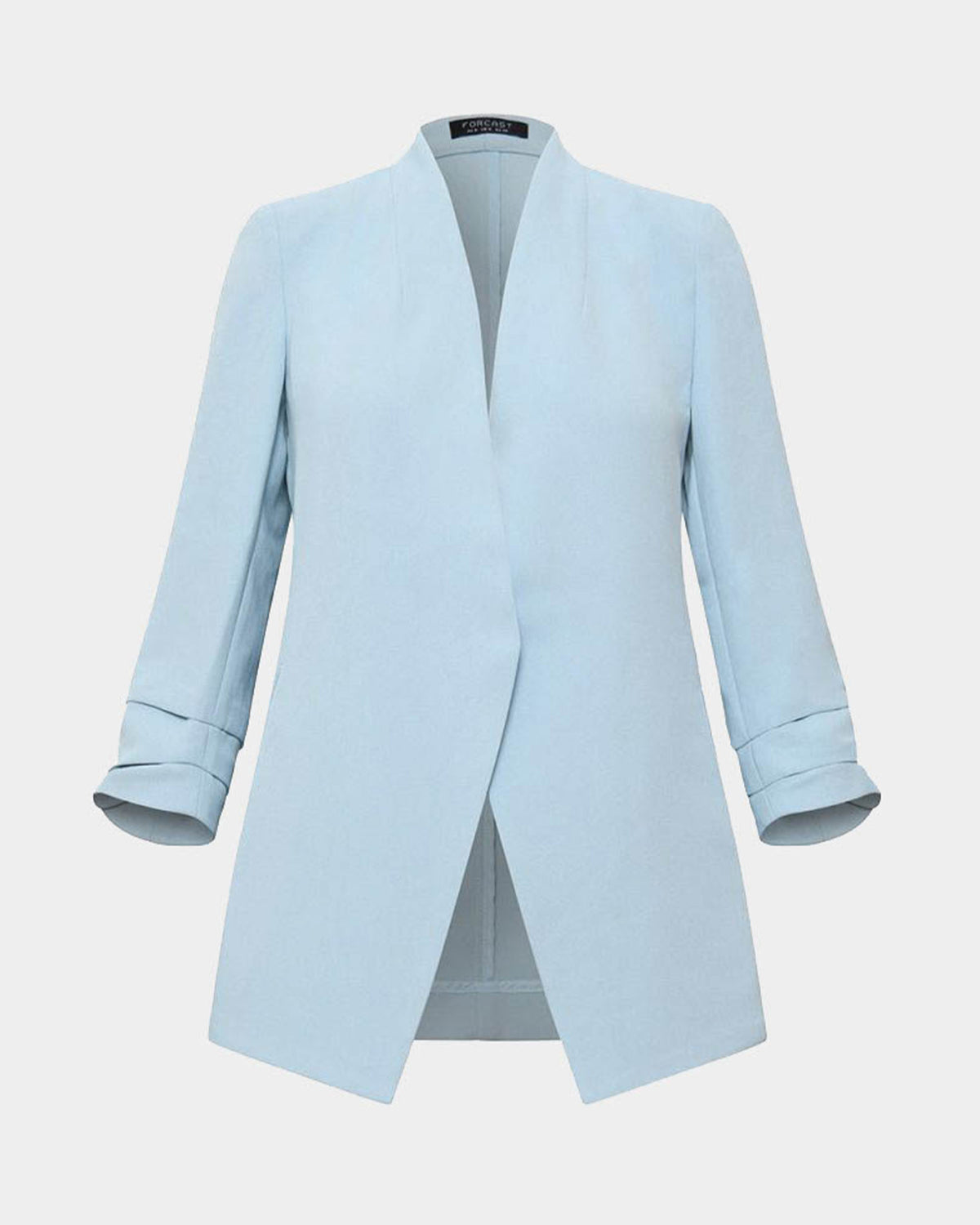 Carter 2 Collarless Blazer in sky blue — product-only view