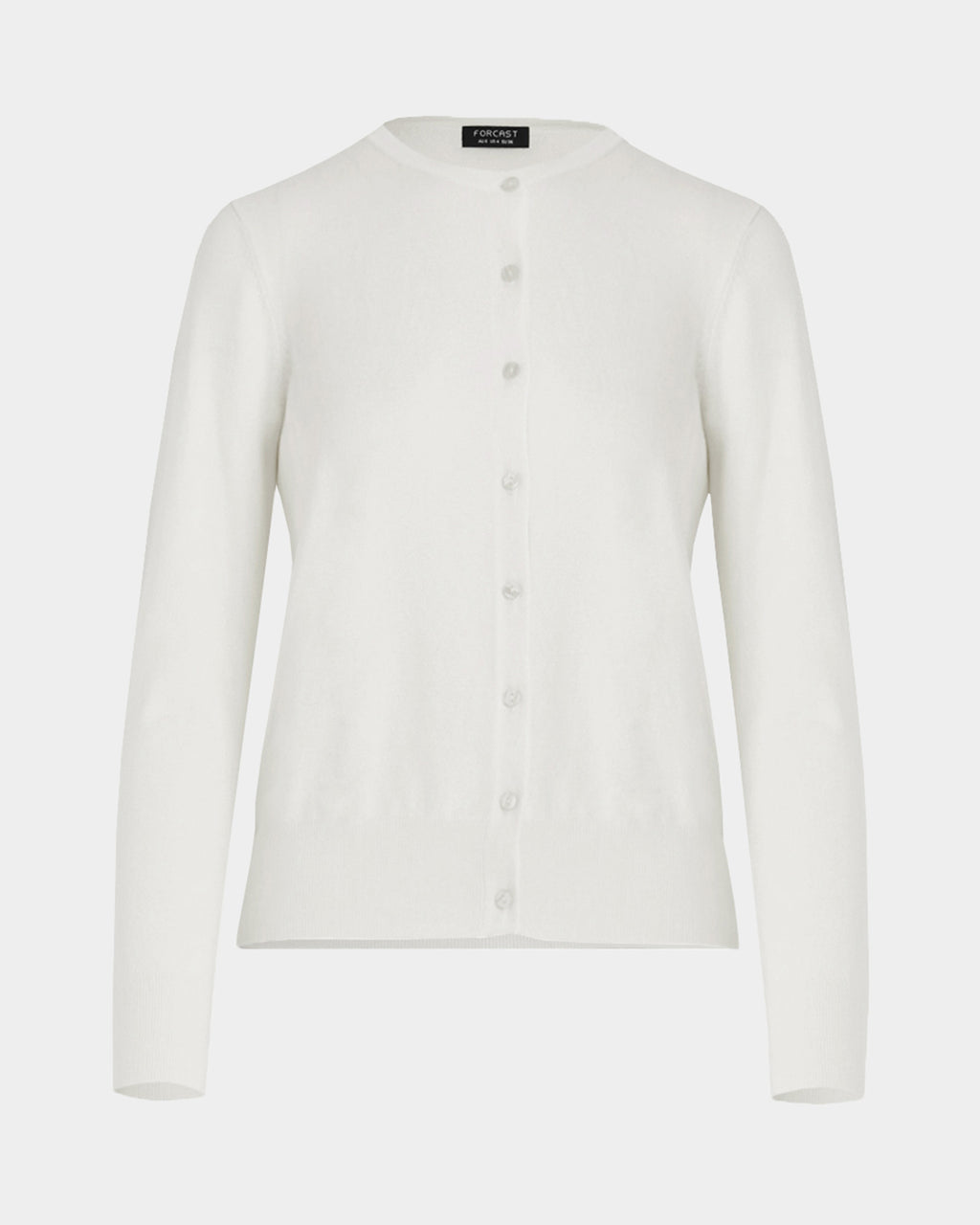 Joyce Knit Cardigan in ivory — product-only view