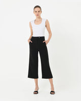 Inara Side Panel Pants in black — full-length view