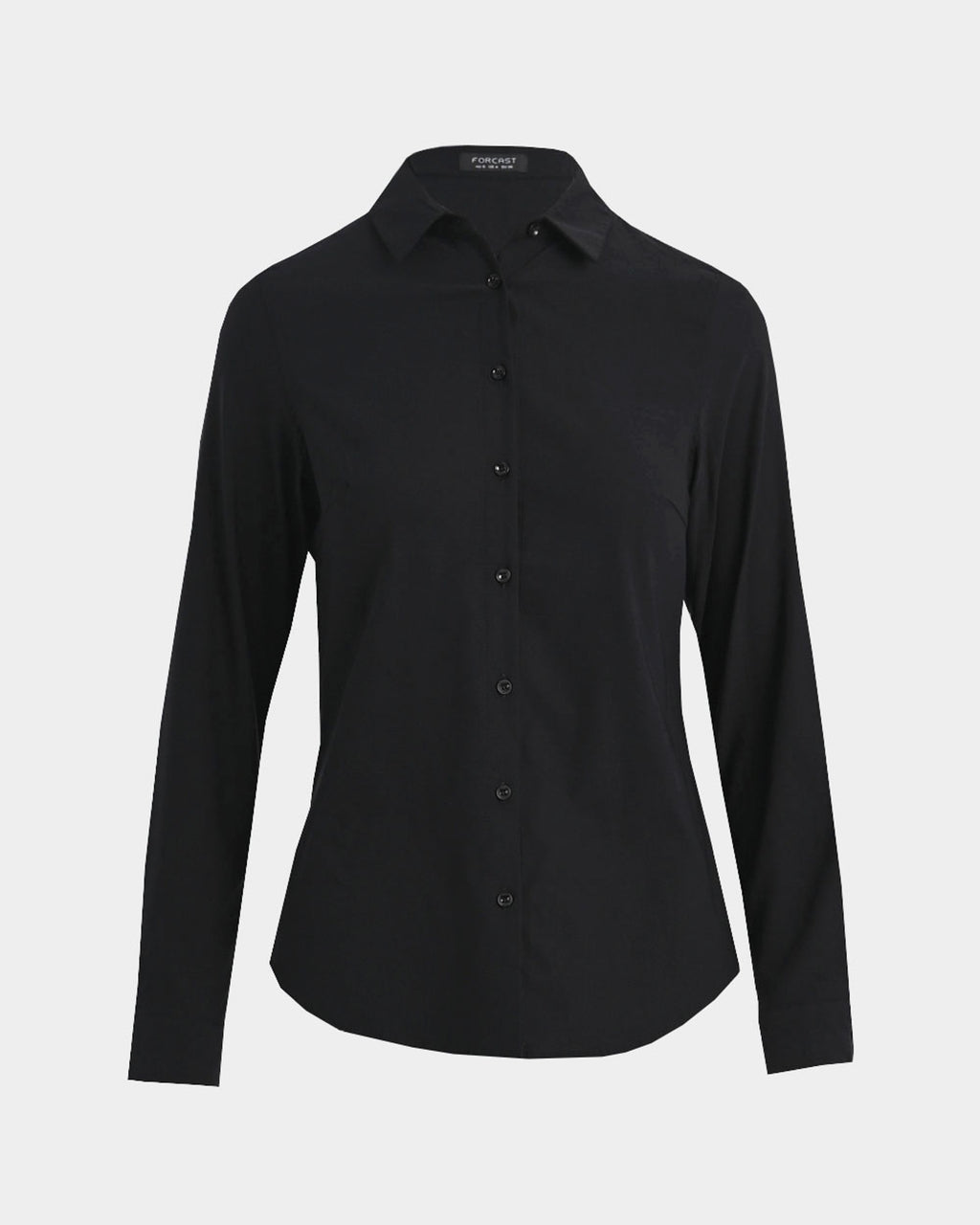 Morgan Collared Shirt in black — product-only view