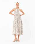 Mannuela Printed Halter Dress