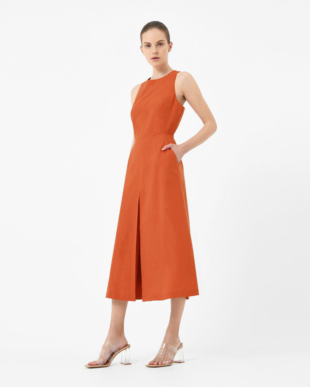 Claudia Linen Maxi Dress