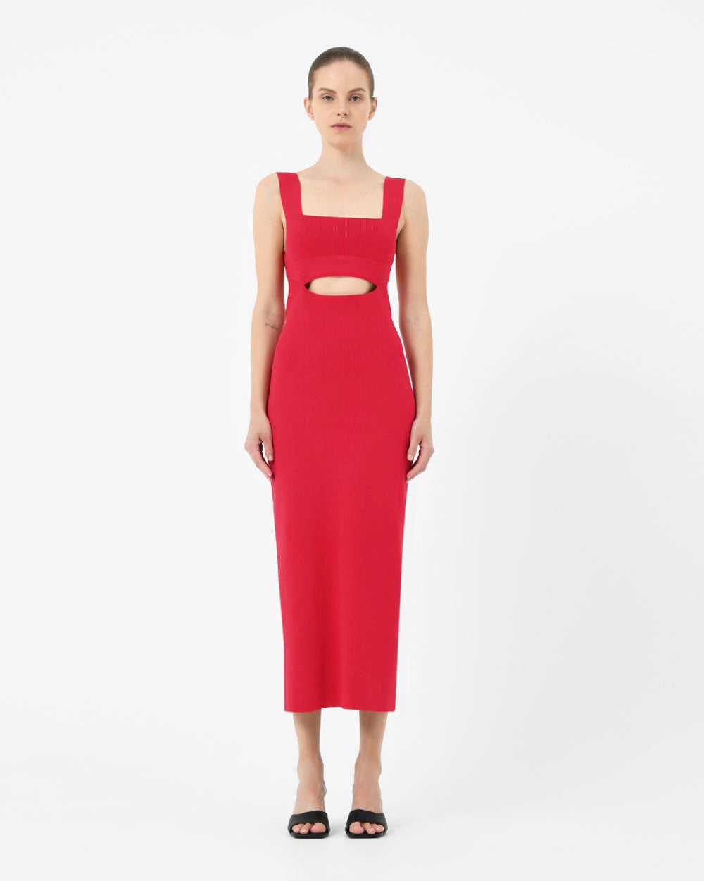 Elia Cutout Knit Dress — full-length view 2