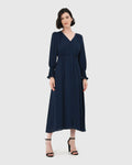 Korra Long Sleeve Button Dress