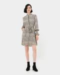 Vivi Geo Print Flare Dress
