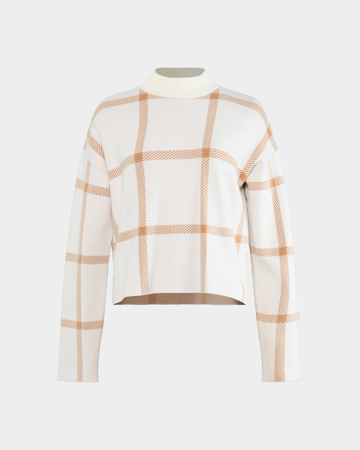 Evia Mock Neck Knit Jumper