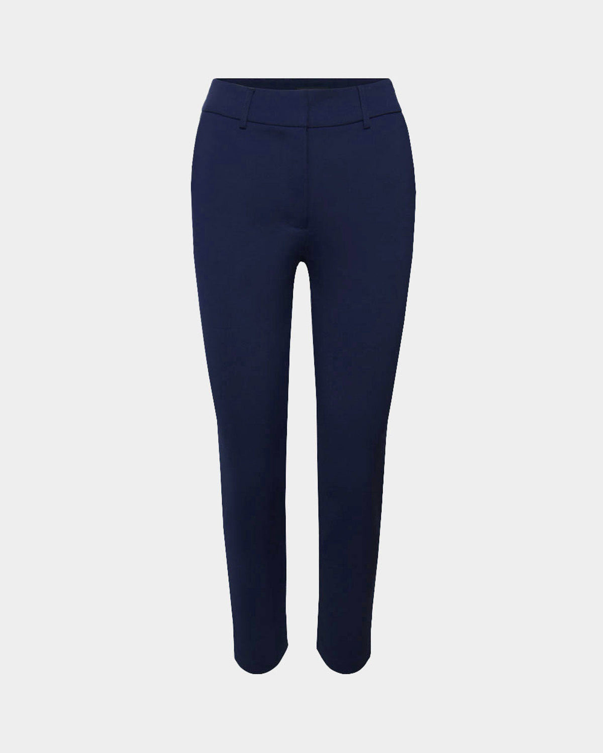Safira High-Waist Trousers in navy — product-only view
