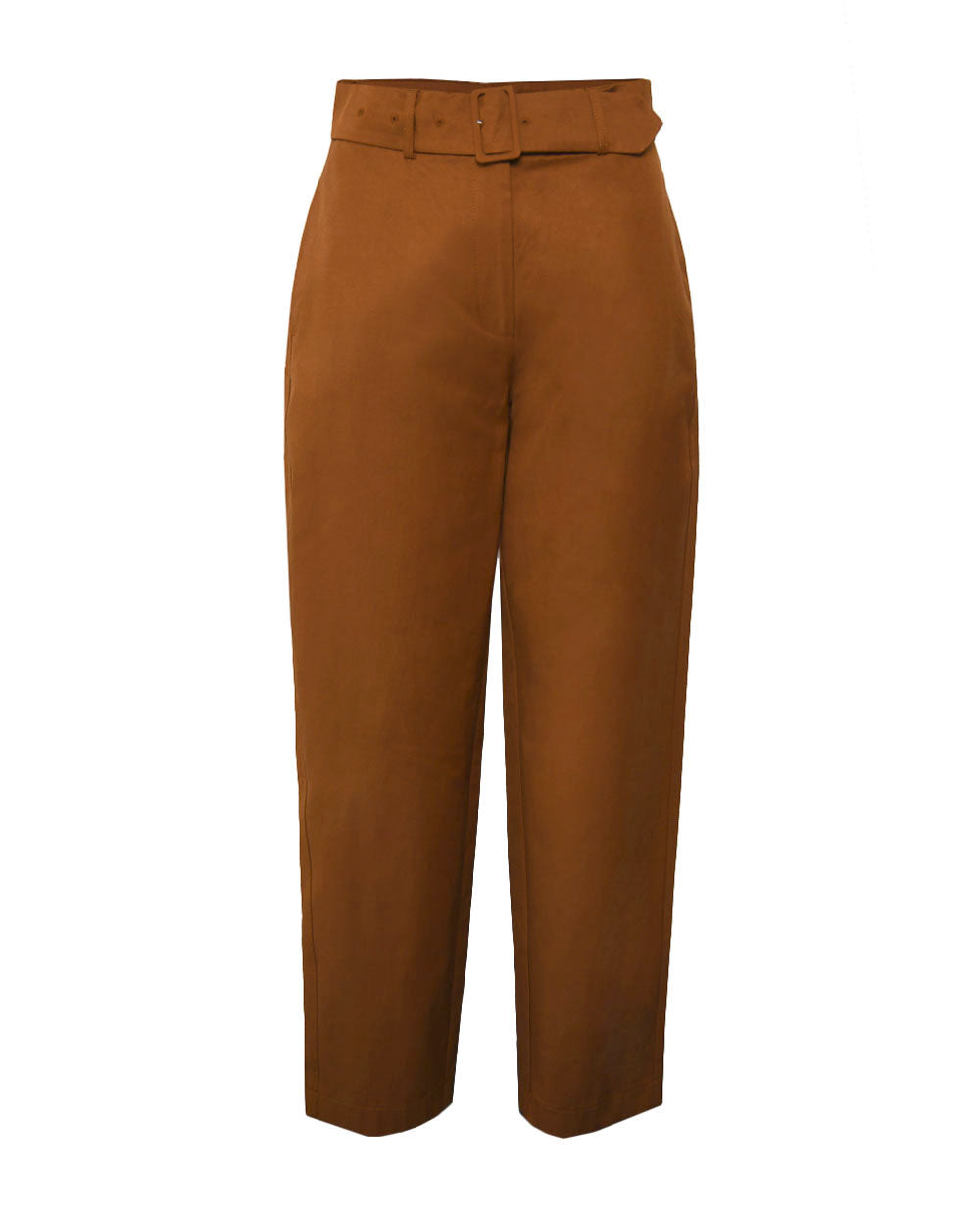 Jhene Belted Pant in tan — product-only view