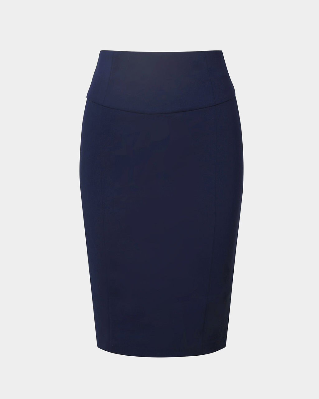 Safira Pencil Skirt in navy — product-only view