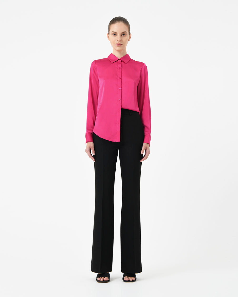 Coco Loose Fit Satin Blouse