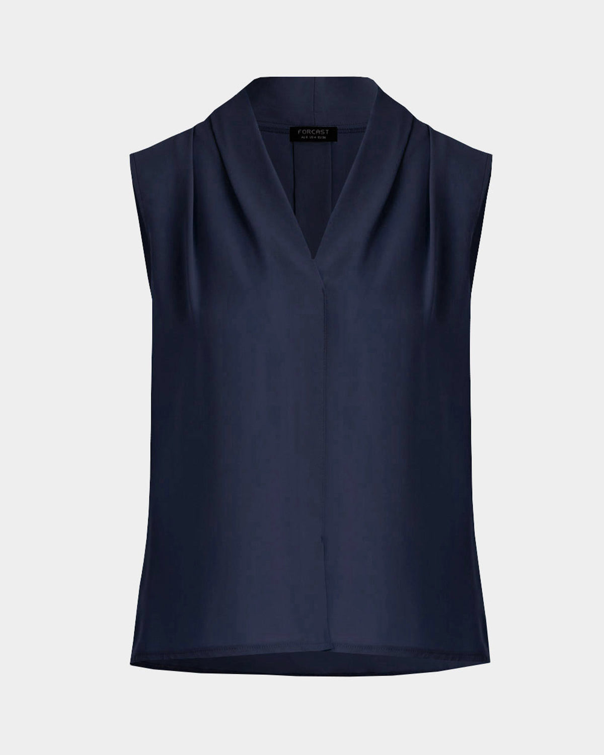Alivia 2 V-Neck Top in navy — product-only view