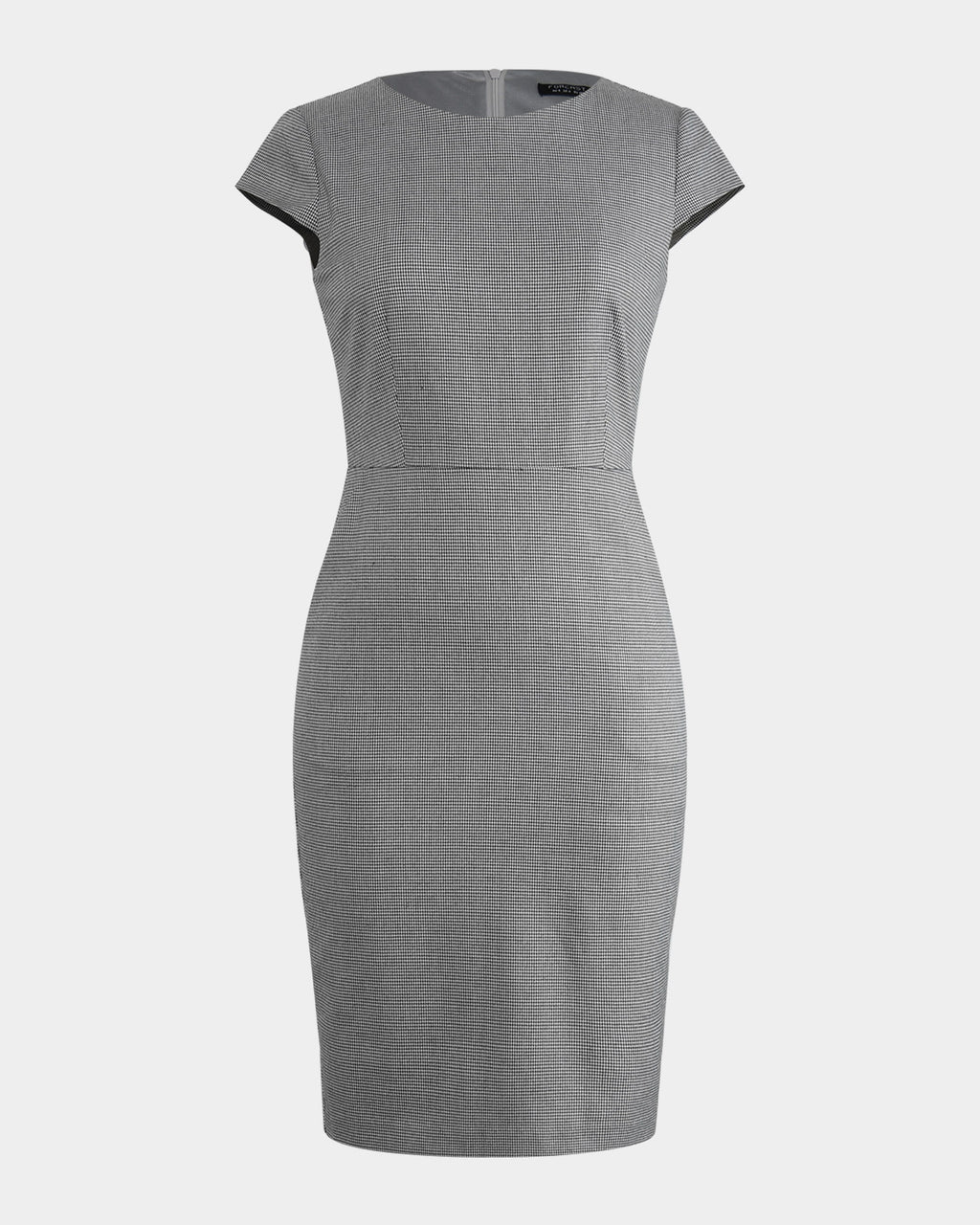 Rein Houndstooth Sheath Dress in multi — product-only view