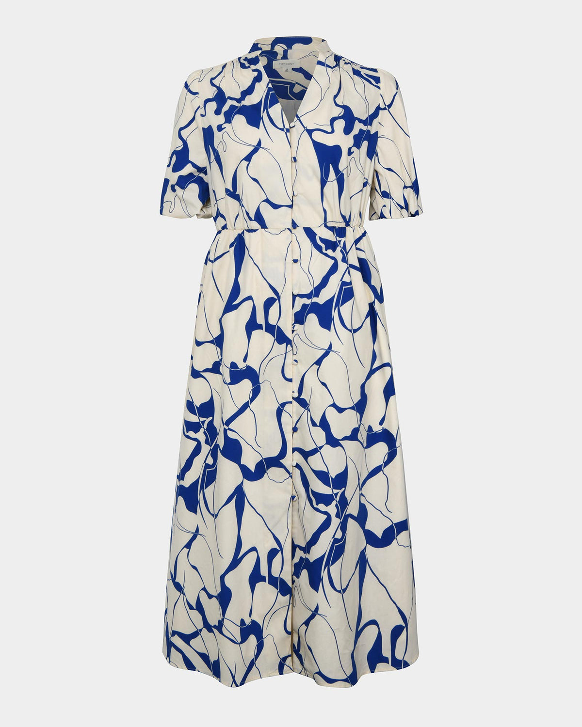 Jayleen Puff Sleeve Tie Dress