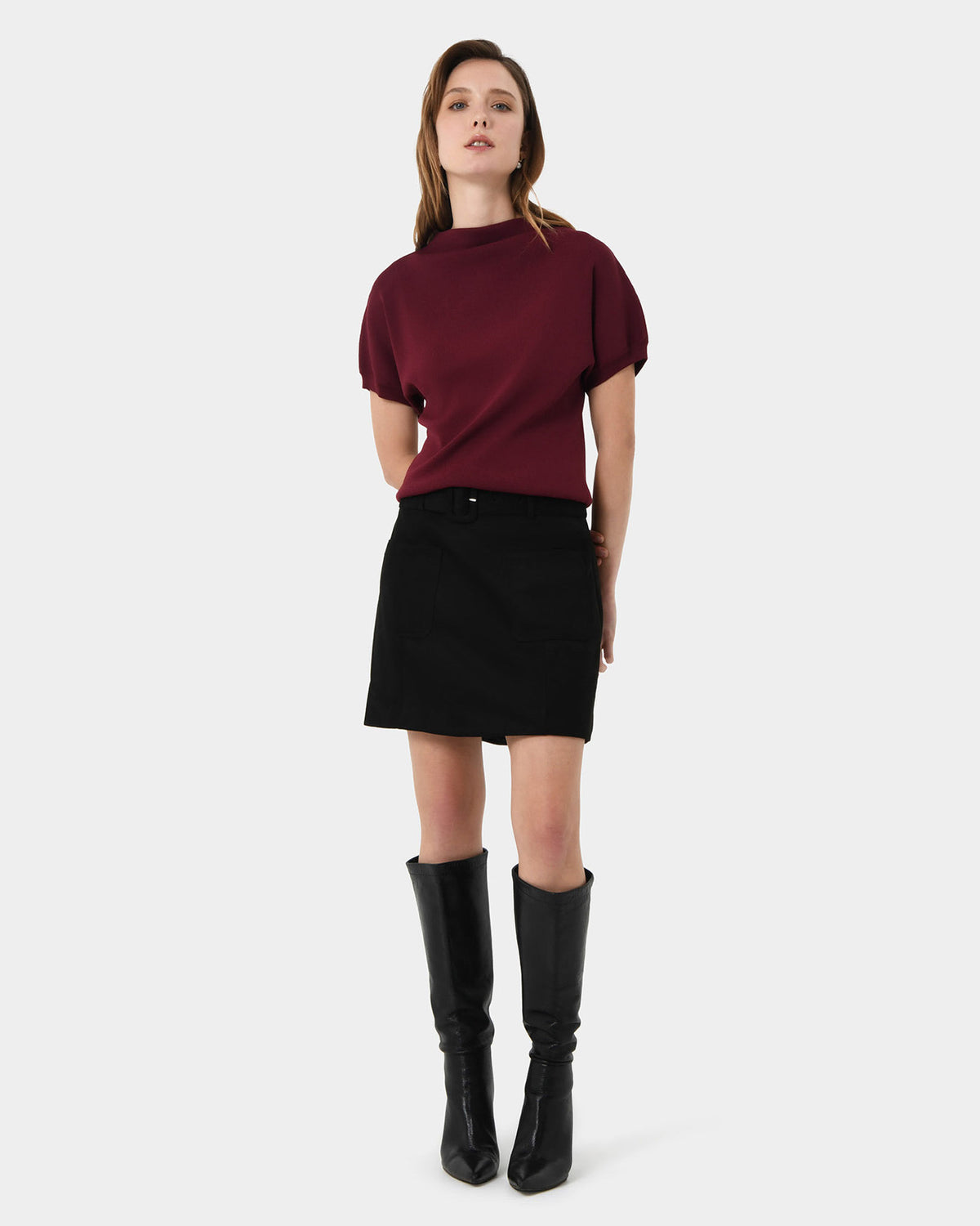 Maja High Neck Knit