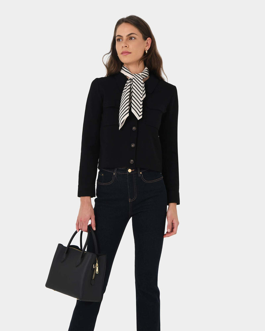Willow Collar Cardigan — full-length view