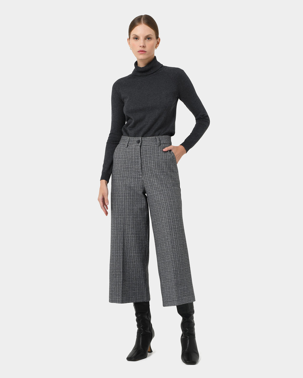 Maxine Check Culottes