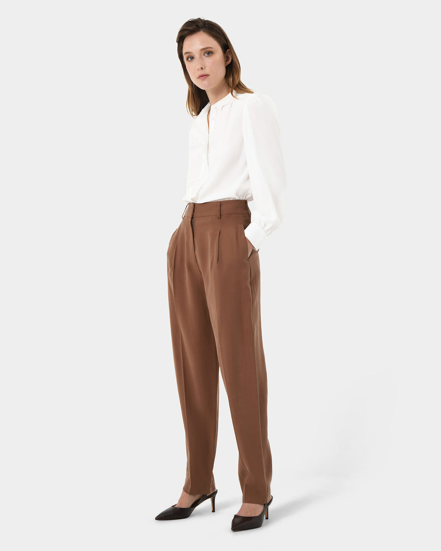 Hazel Belted Tapered Pant