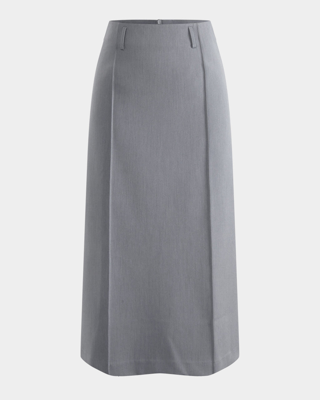 Joelle Column Skirt in grey — product-only view