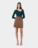 Harlowe Check Mini Skirt