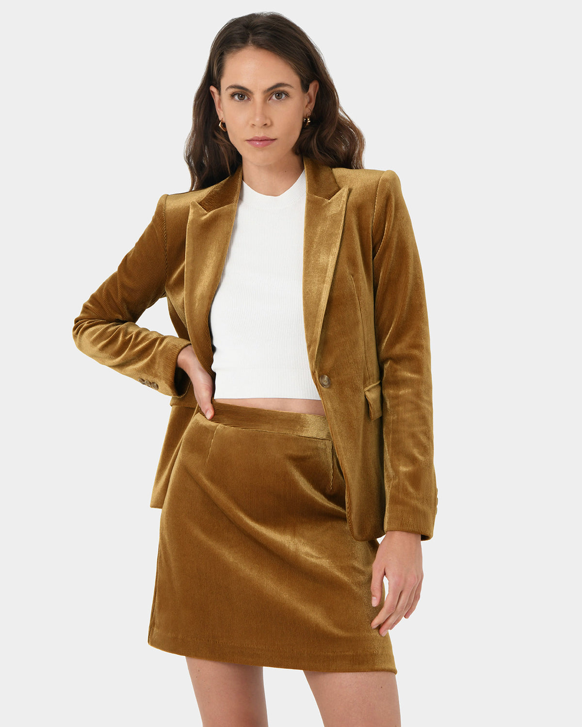 Rowan Mini Corduroy Skirt