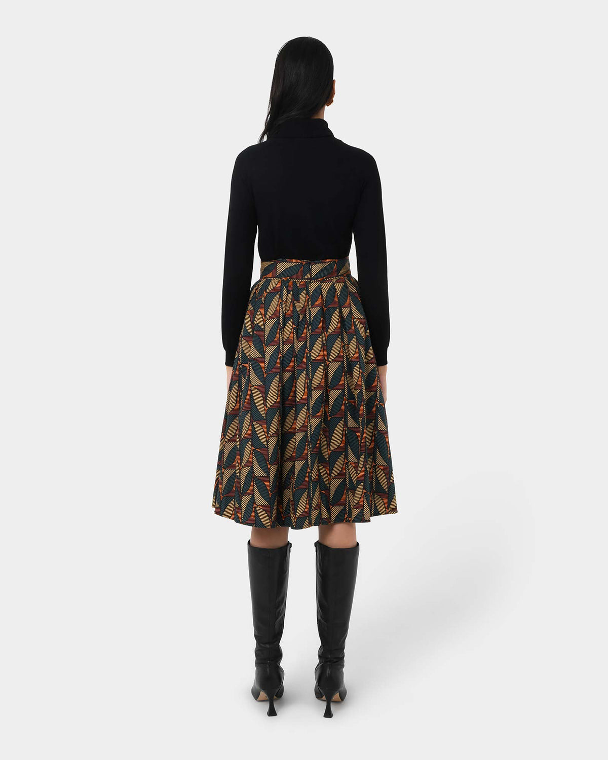 Lela Printed Full Skirt