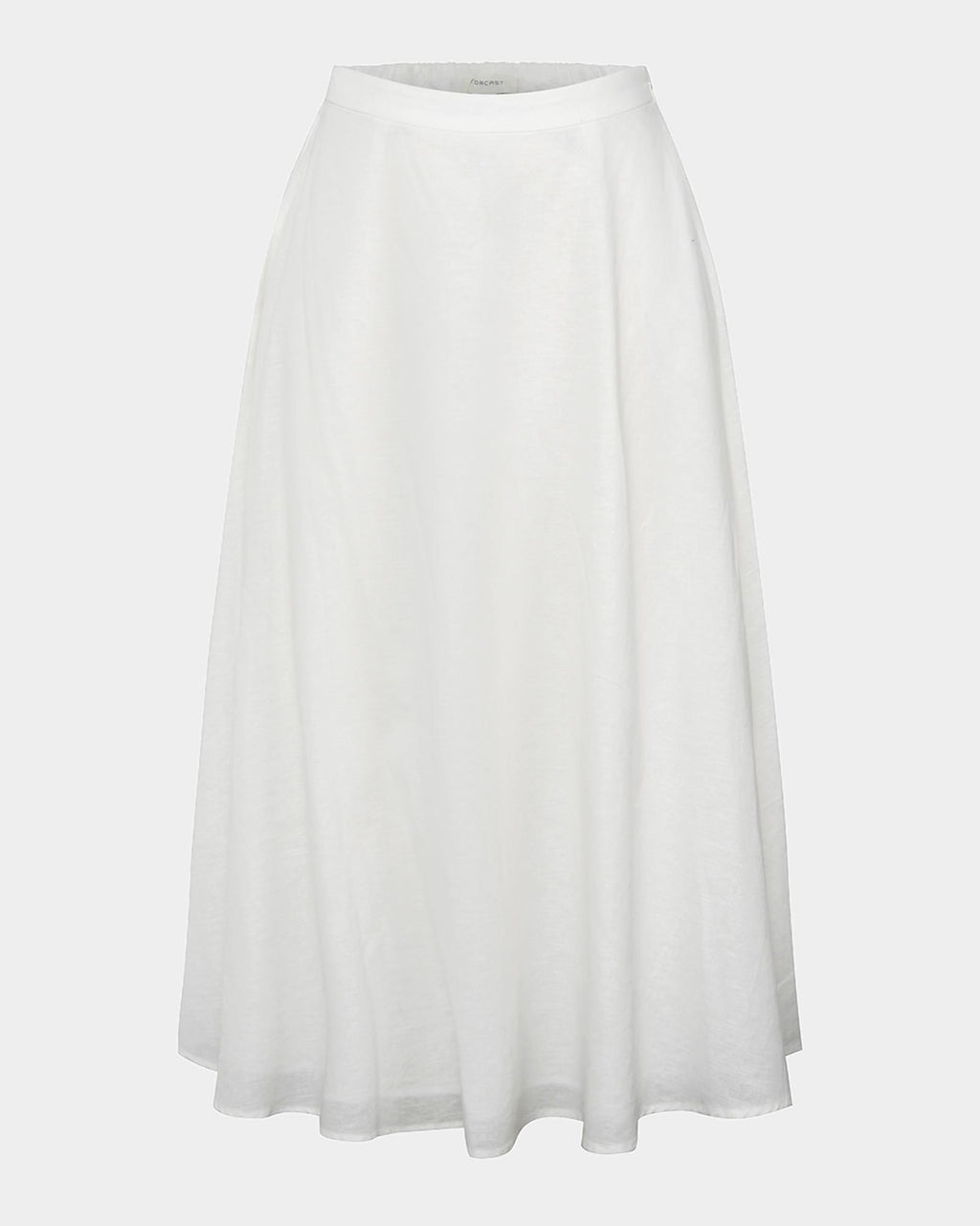 Kenya Linen Skirt in ivory — product-only view