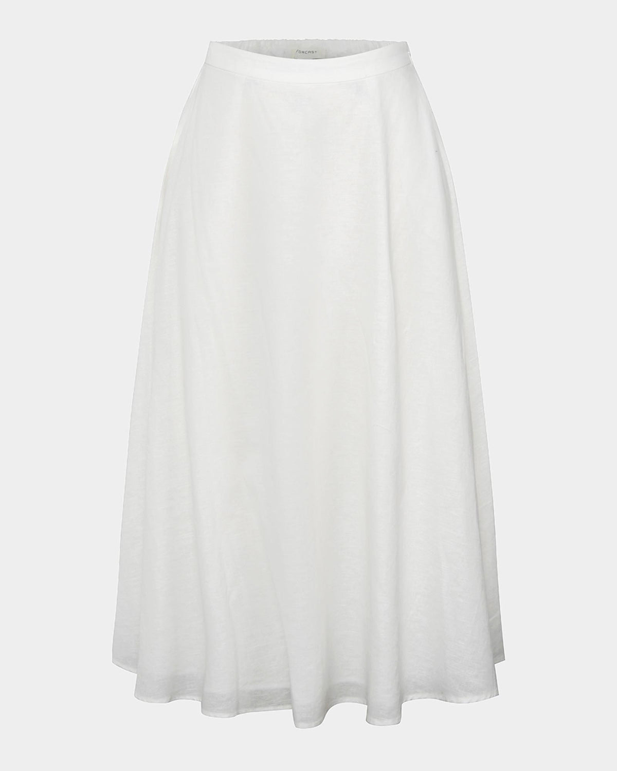 Kenya Linen Skirt in ivory — product-only view