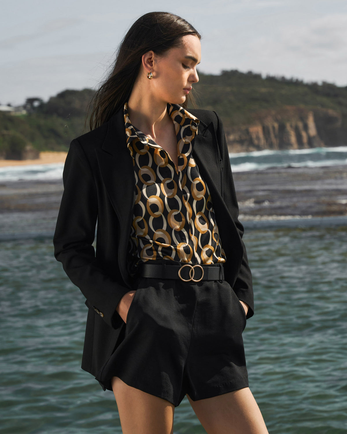 Nour Chain Print Blouse