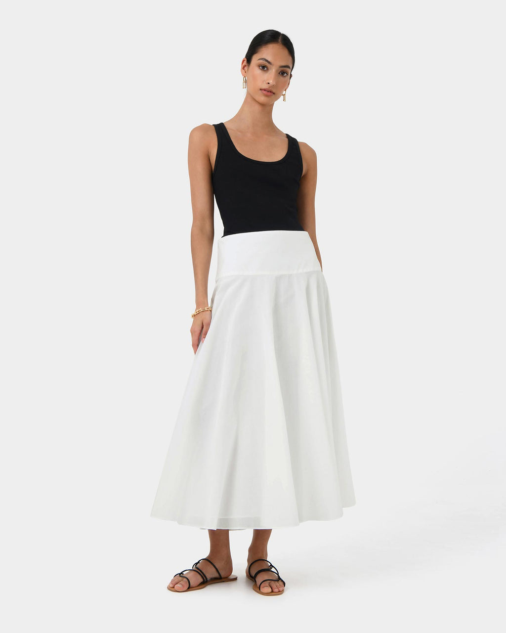 Devin Ribbed Singlet Top