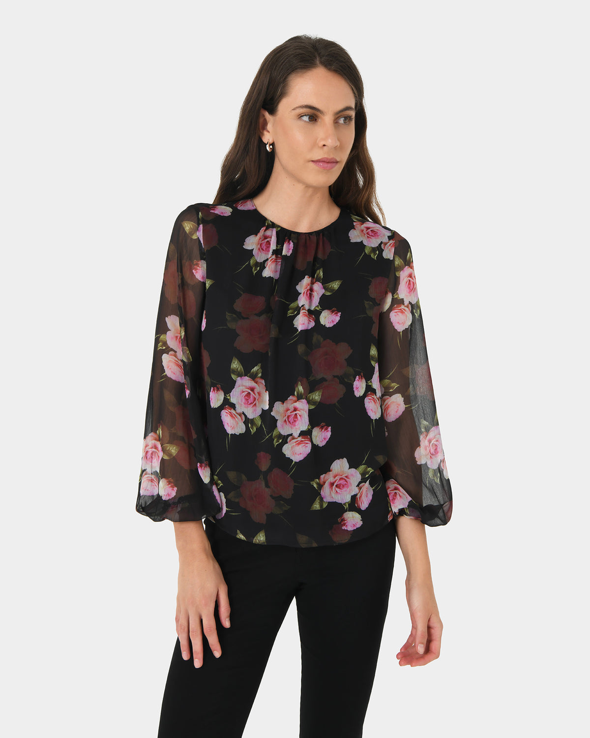Rose Floral Top