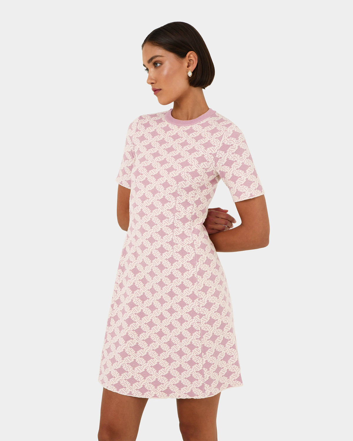 Thea Jacquard Knit Dress