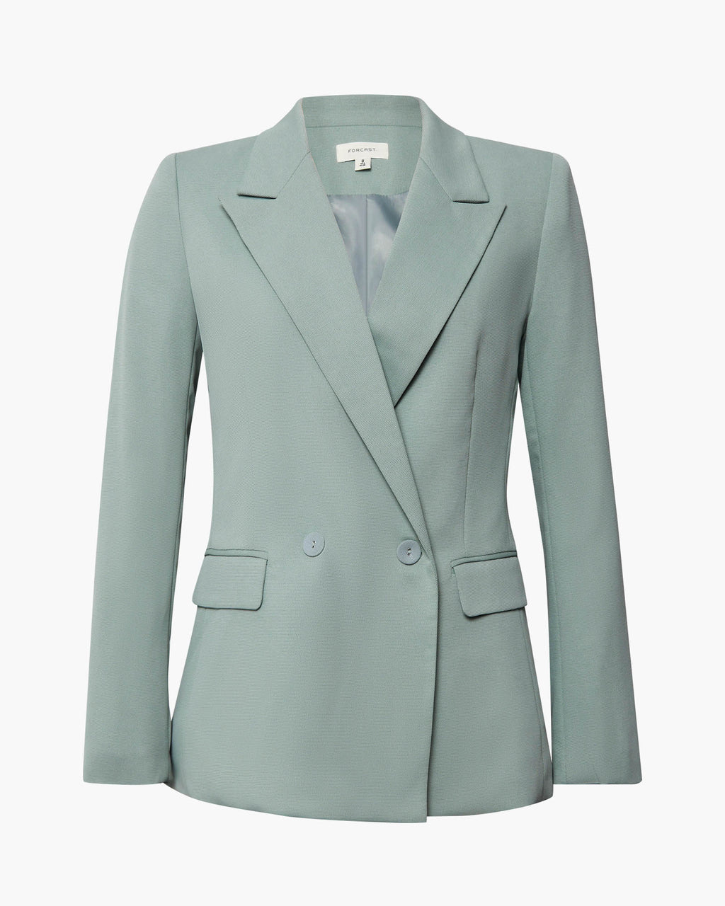 Lexee Double Breasted Blazer in sage — product-only view