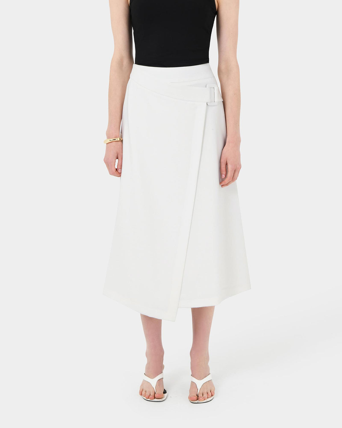 Sofia Wrap Midi Skirt