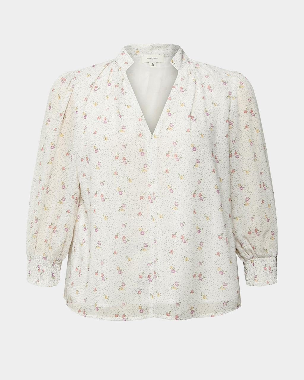 Etta Floral Printed Blouse in floral print — product-only view
