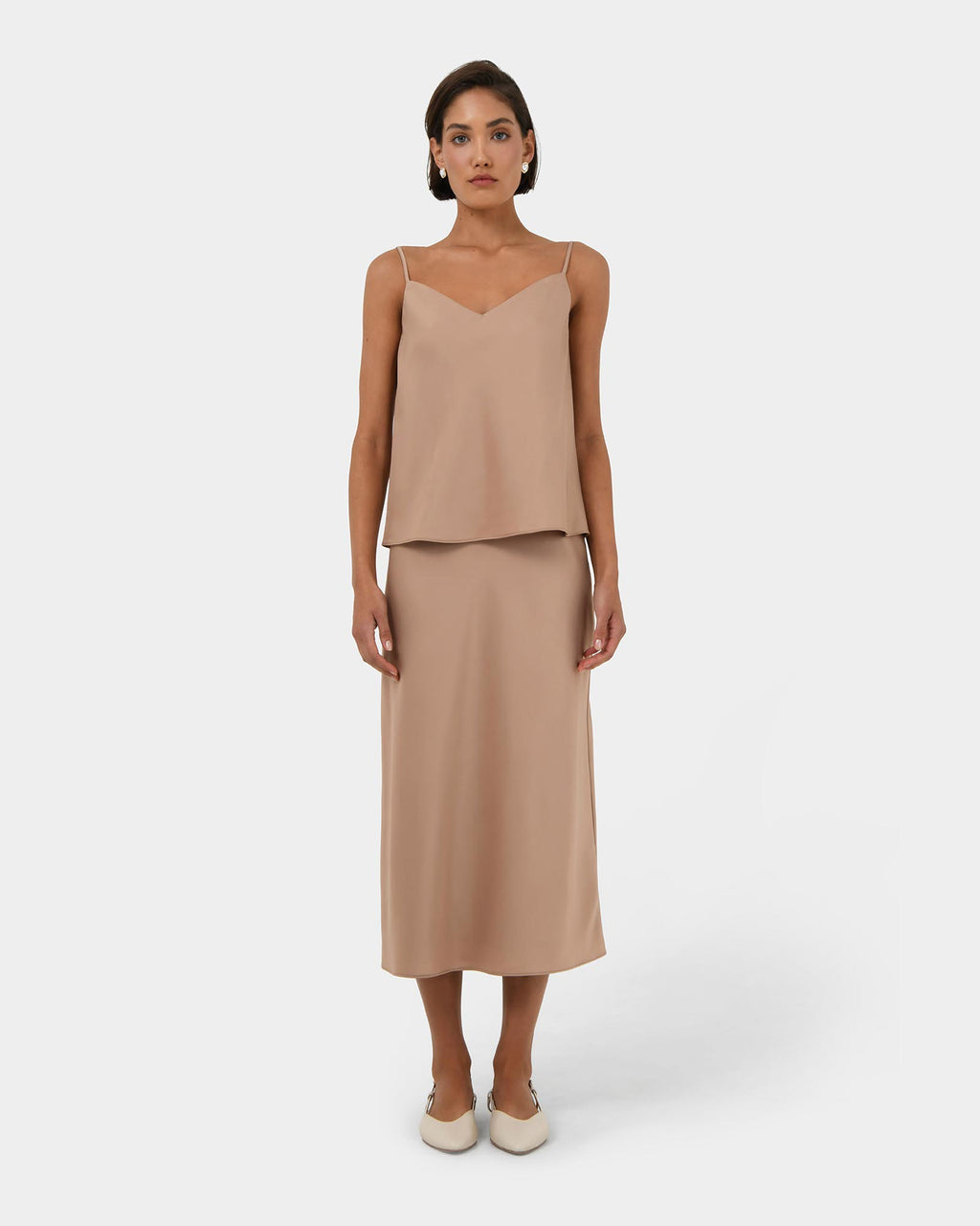 Joy Satin V-neck Cami