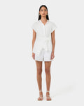 Zalia Tie Button Shirt