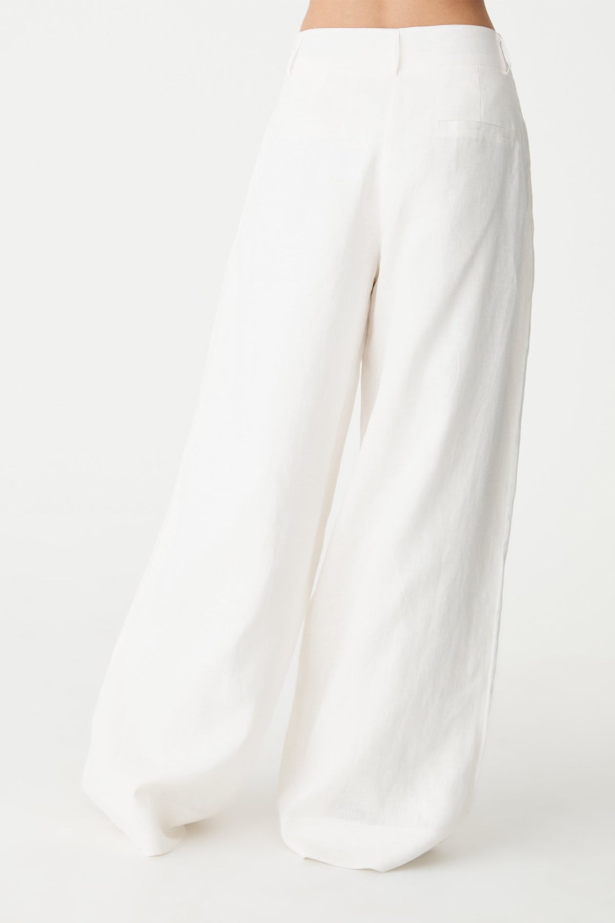 Ami Wide Leg Linen Pants