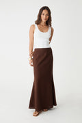 Amelia Linen Blend Maxi Skirt