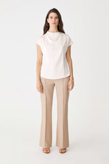 Zafina Pleated Draped Top