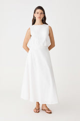 Kenya 2 Ruched Linen Top