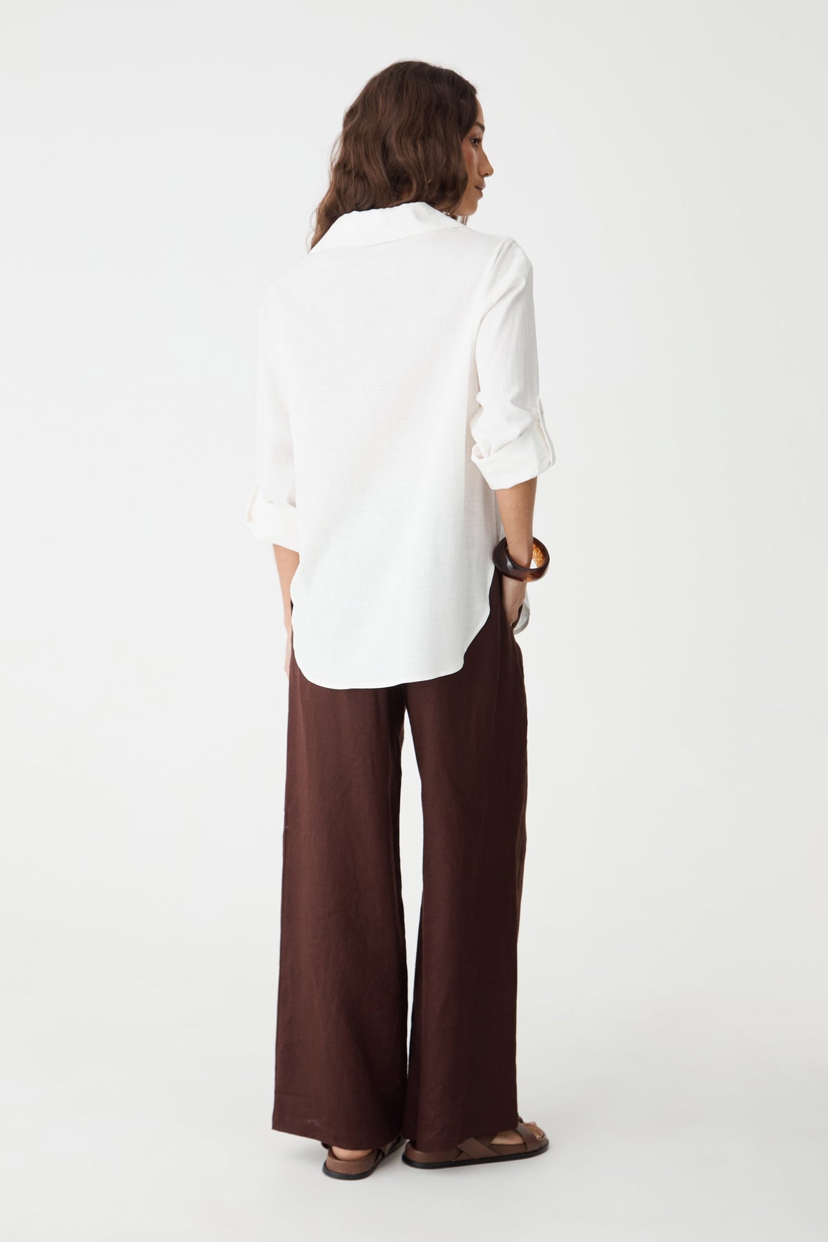 Jazie Tencel Linen Tab Shirt